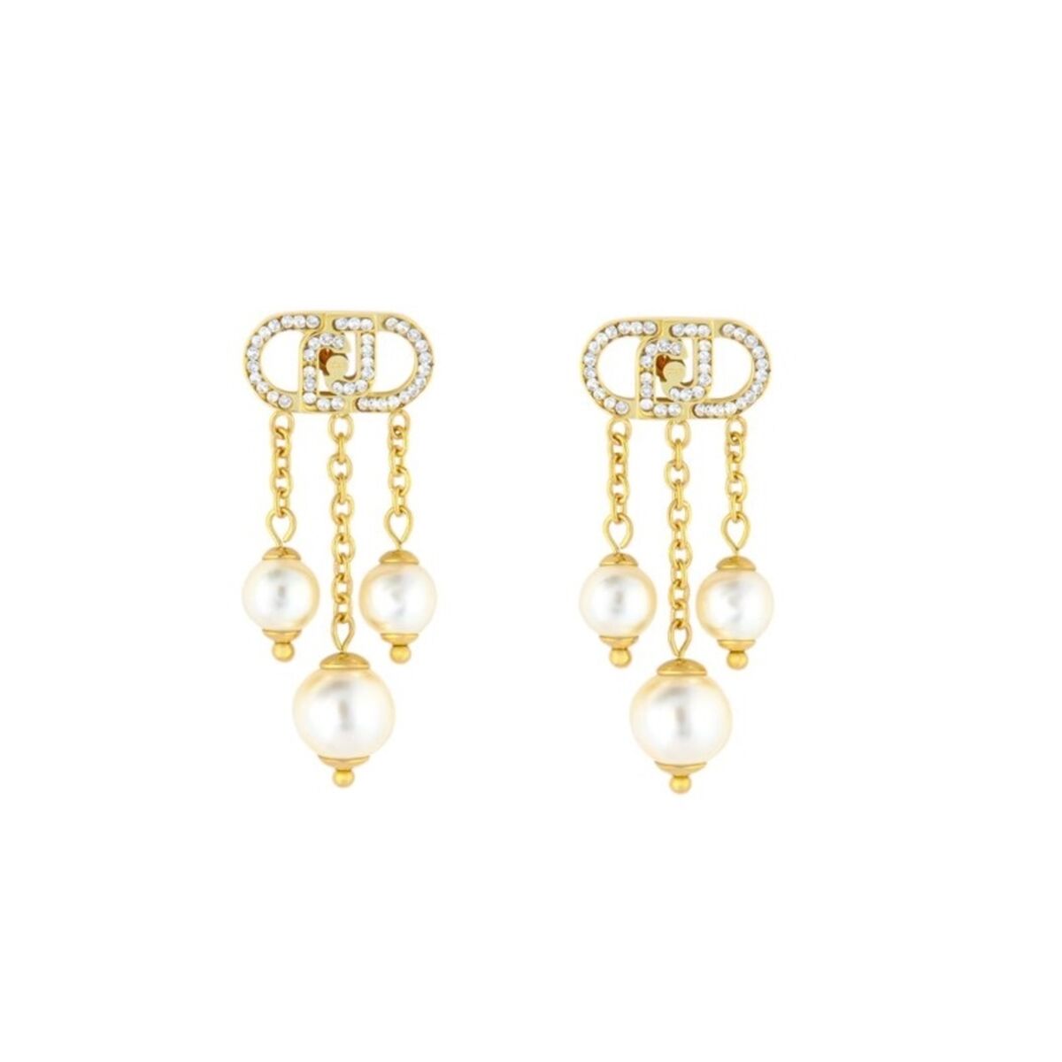 Ladies' Earrings LIU JO LJ2916 Golden