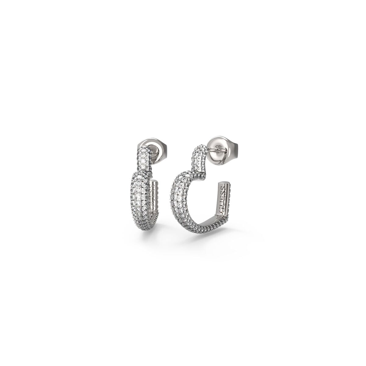 Ladies' Earrings Guess JUBE05017JWRHT-U Silver