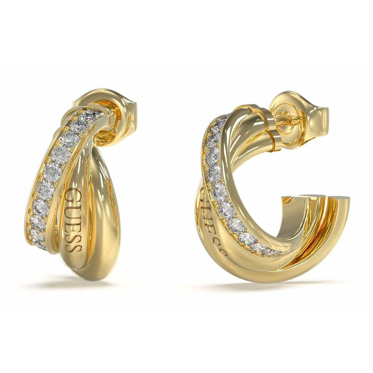 Ladies' Earrings Guess JUBE04066JWYGT-U Stainless steel