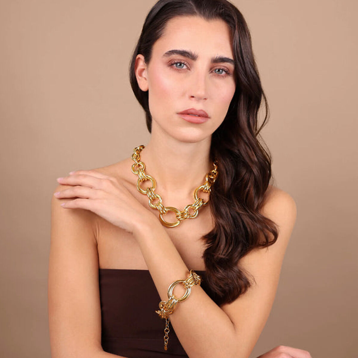 Ladies' Bracelet Etrusca WSET00892.YG Golden