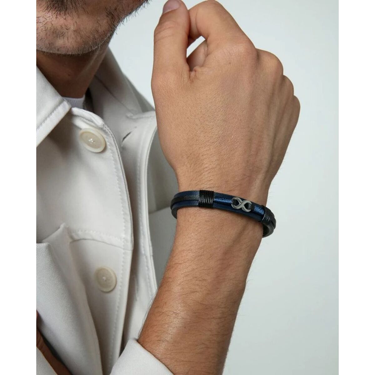 Men's Bracelet Viceroy 75380P01013 Sterling silver 925 Blue Black