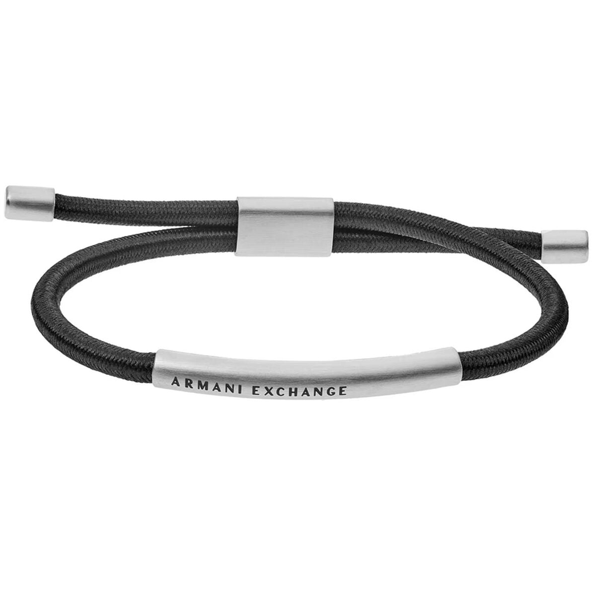Men's Bracelet Armani Exchange AXG0041040 Stainless steel Black
