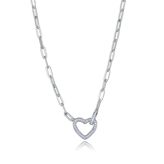 Ladies' Necklace Viceroy 13230C000-30 Silver