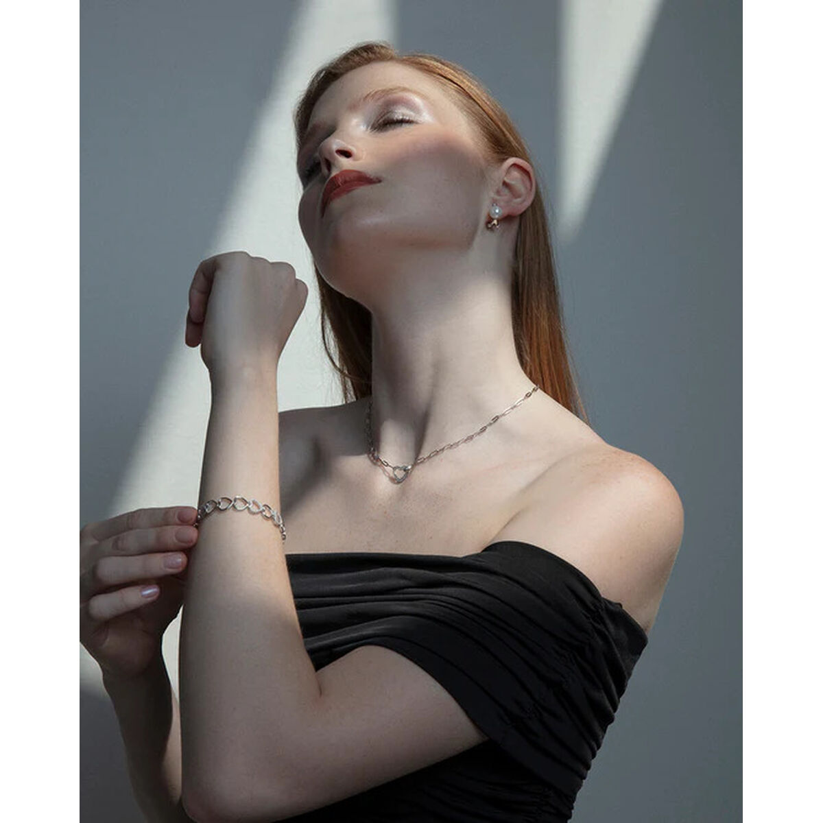Ladies' Necklace Viceroy 13230C000-30 Silver