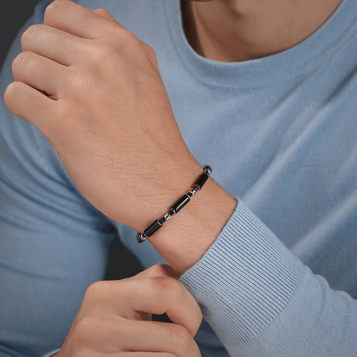 Men's Bracelet Police PEAGB0037301 Black