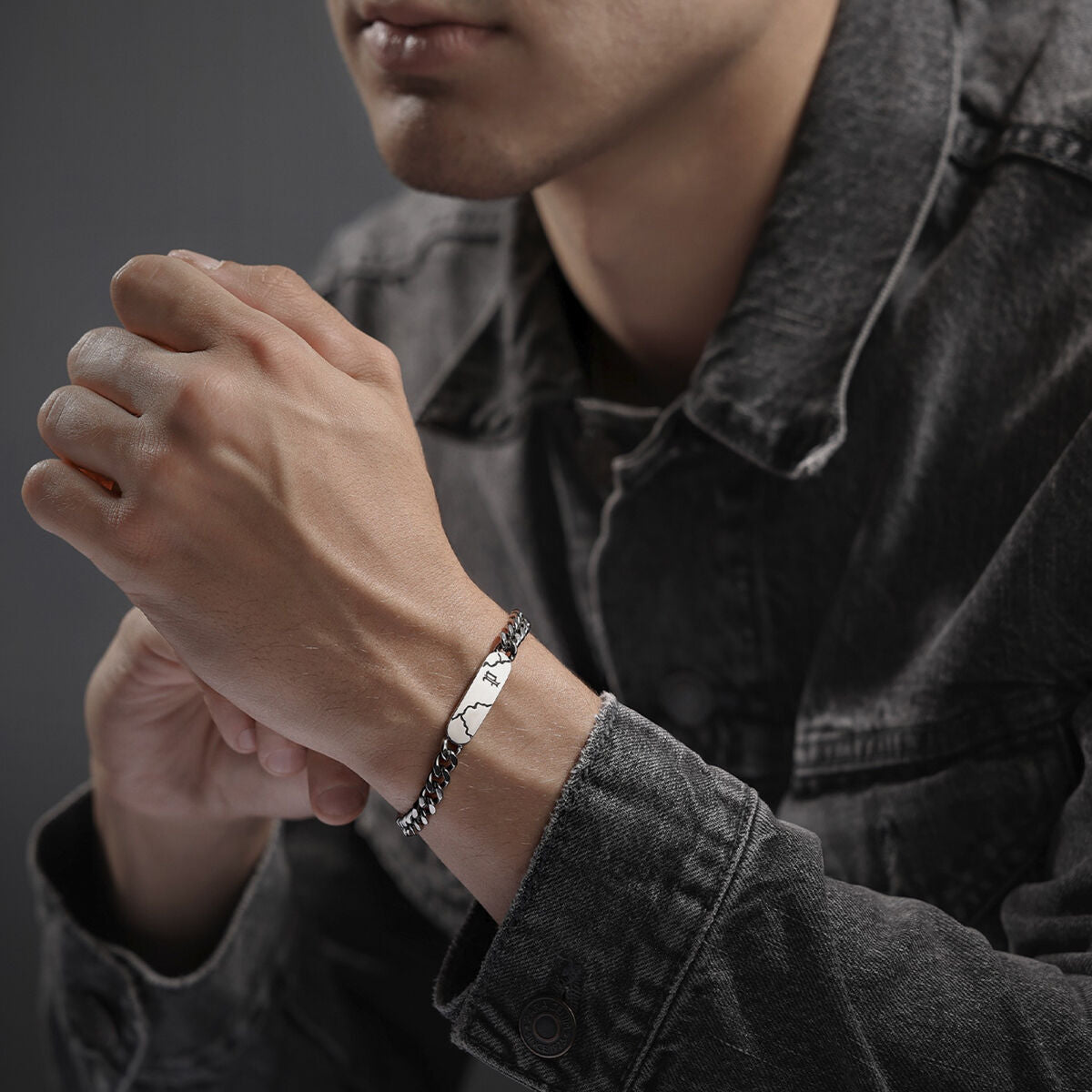 Men's Bracelet Police PEAGB0041201 Silver