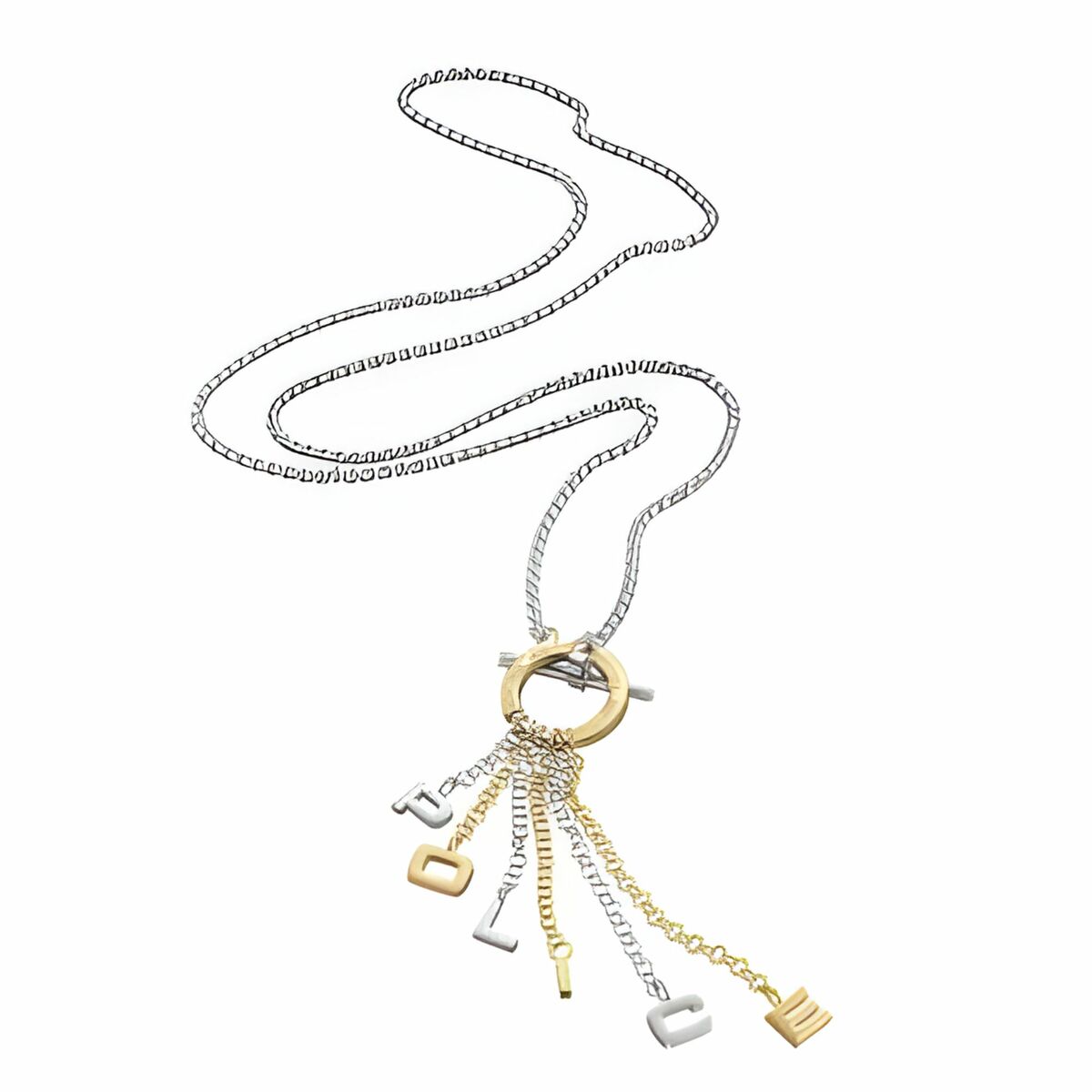 Ladies' Necklace Police PJ25596PSSG04 50 cm