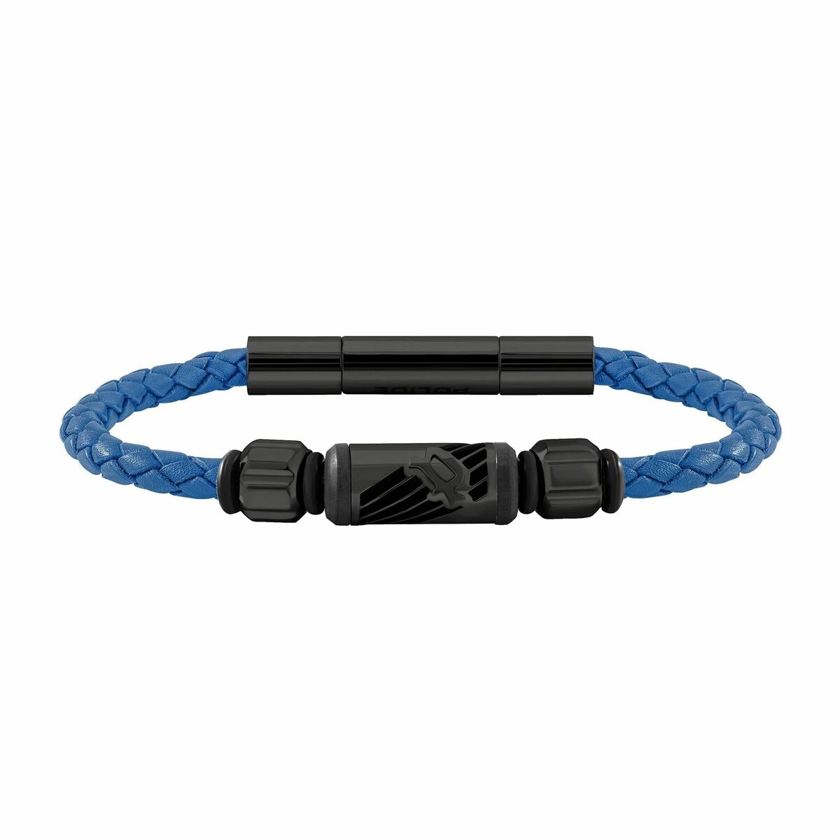 Men's Bracelet Police PJ26466BLN02A Leather 19 cm