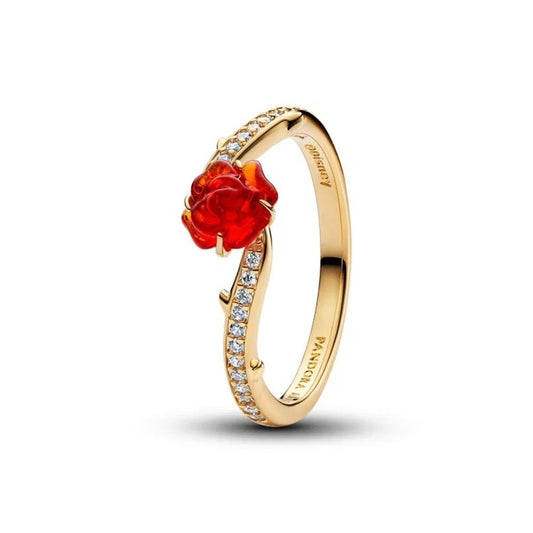 Ladies' Ring Pandora 163984C01-48 Golden 8