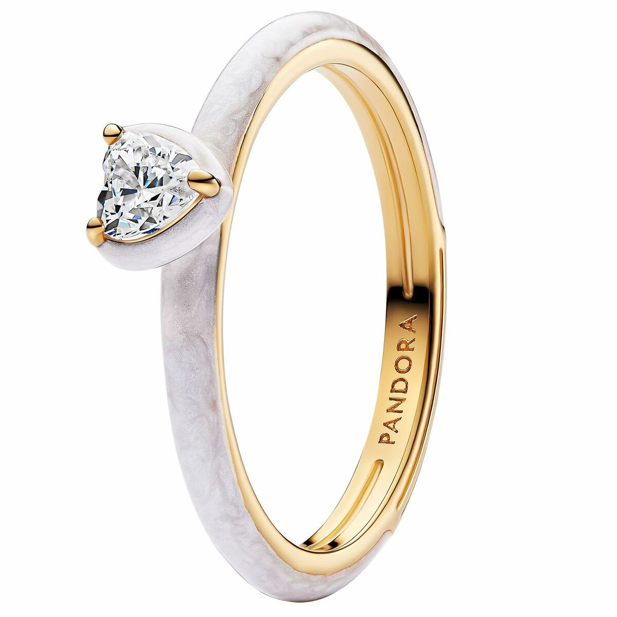 Ladies' Ring Pandora 163088C01-50 White 10
