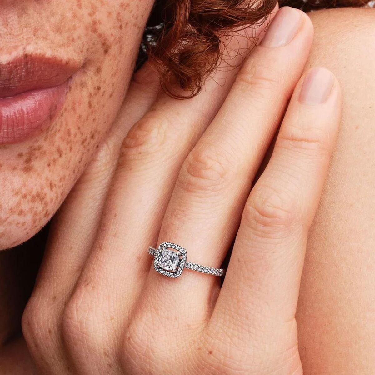 Ladies' Ring Pandora 193555C02-56 16 Silver