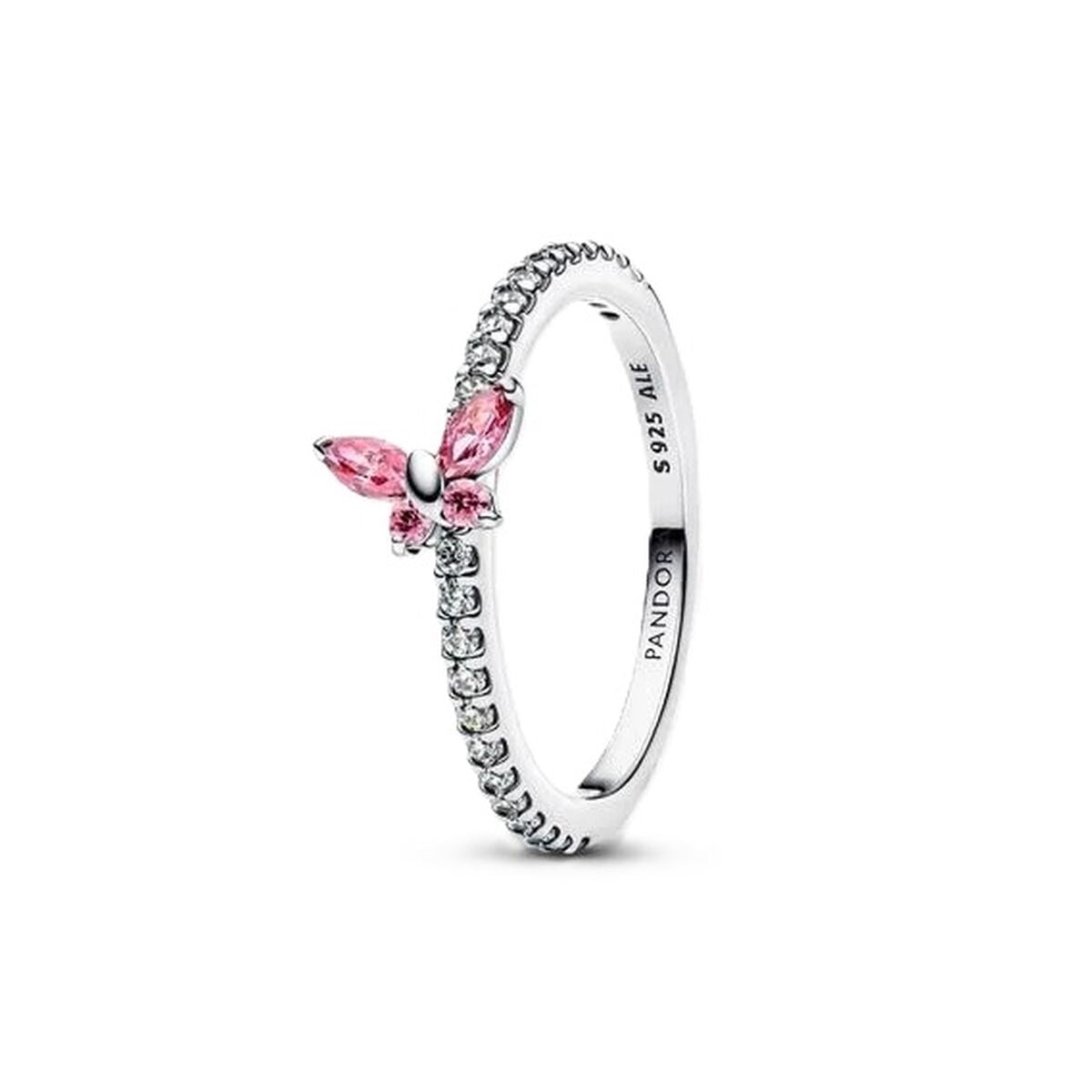 Ladies' Ring Pandora 194269C02-56 Silver Pink