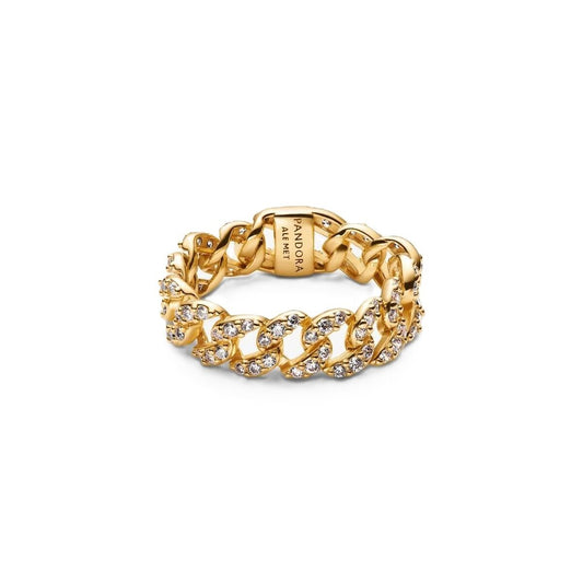 Ladies' Ring Pandora 163557C01-54 Golden
