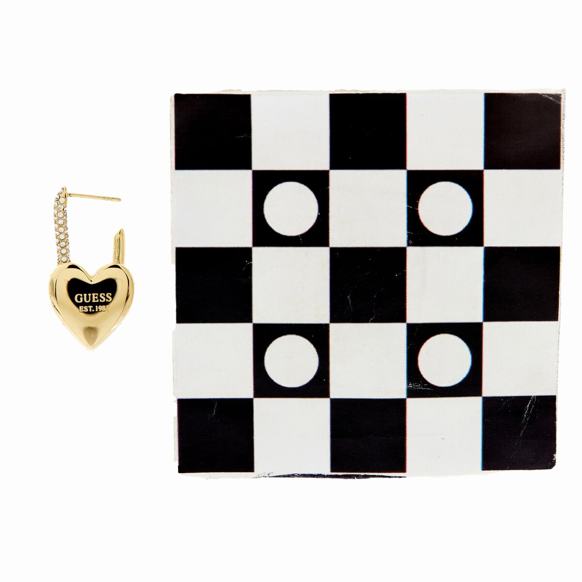 Ladies' Earrings Guess JUBE04203JWYG 1,5 cm