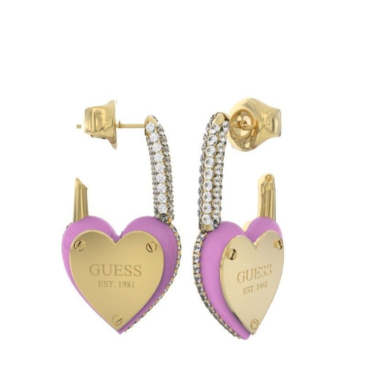 Ladies' Earrings Guess JUBE04203JWYG 1,5 cm