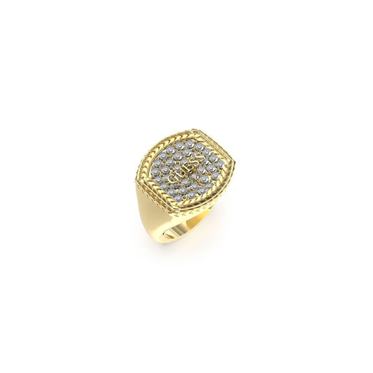 Men's Ring Guess JUMR05019JWYG66 Golden
