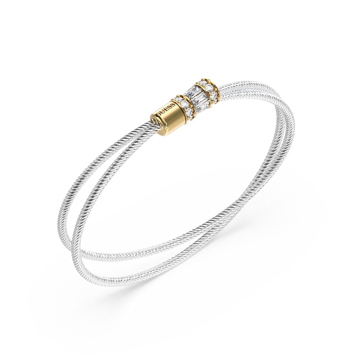 Ladies' Bracelet Guess JUBB05395JWYGRHS Silver