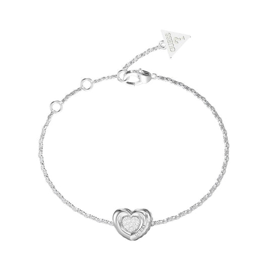 Ladies' Bracelet Guess JUBB05461JWRHS Silver