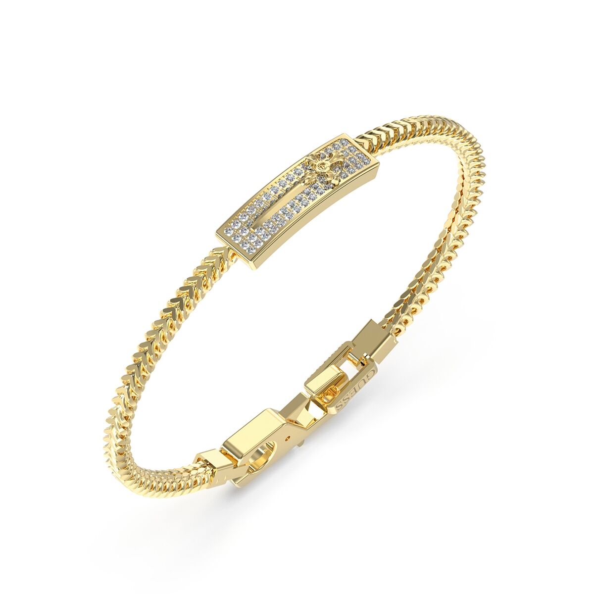 Men's Bracelet Guess JUMB05081JWYGS Golden