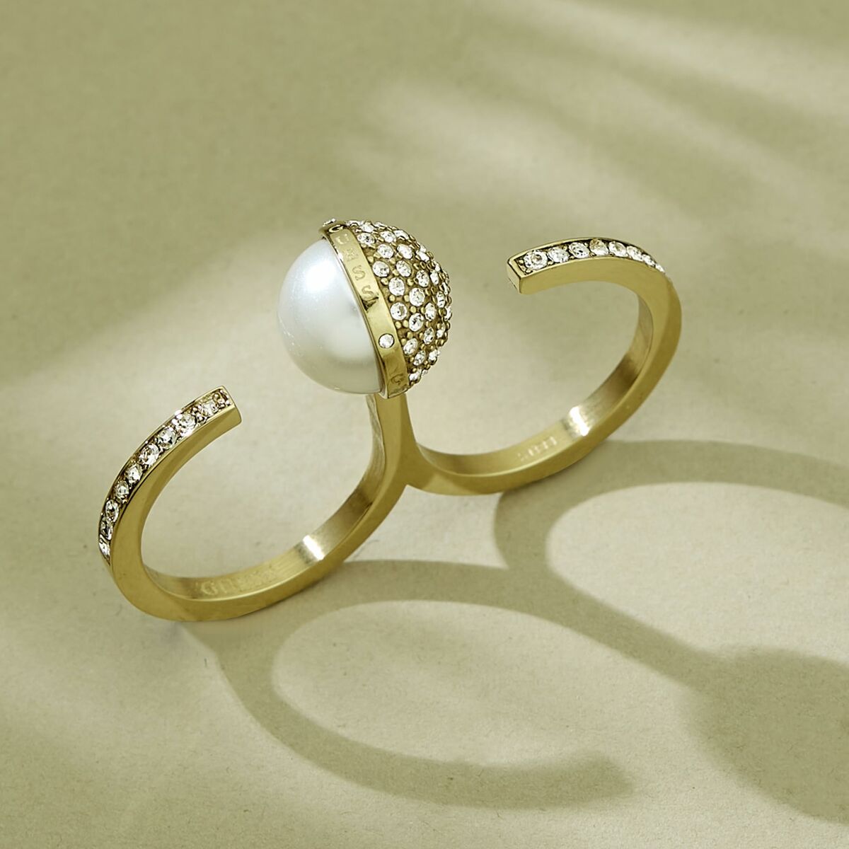 Ladies' Ring Guess JUBR04453JWYG54 Golden 14
