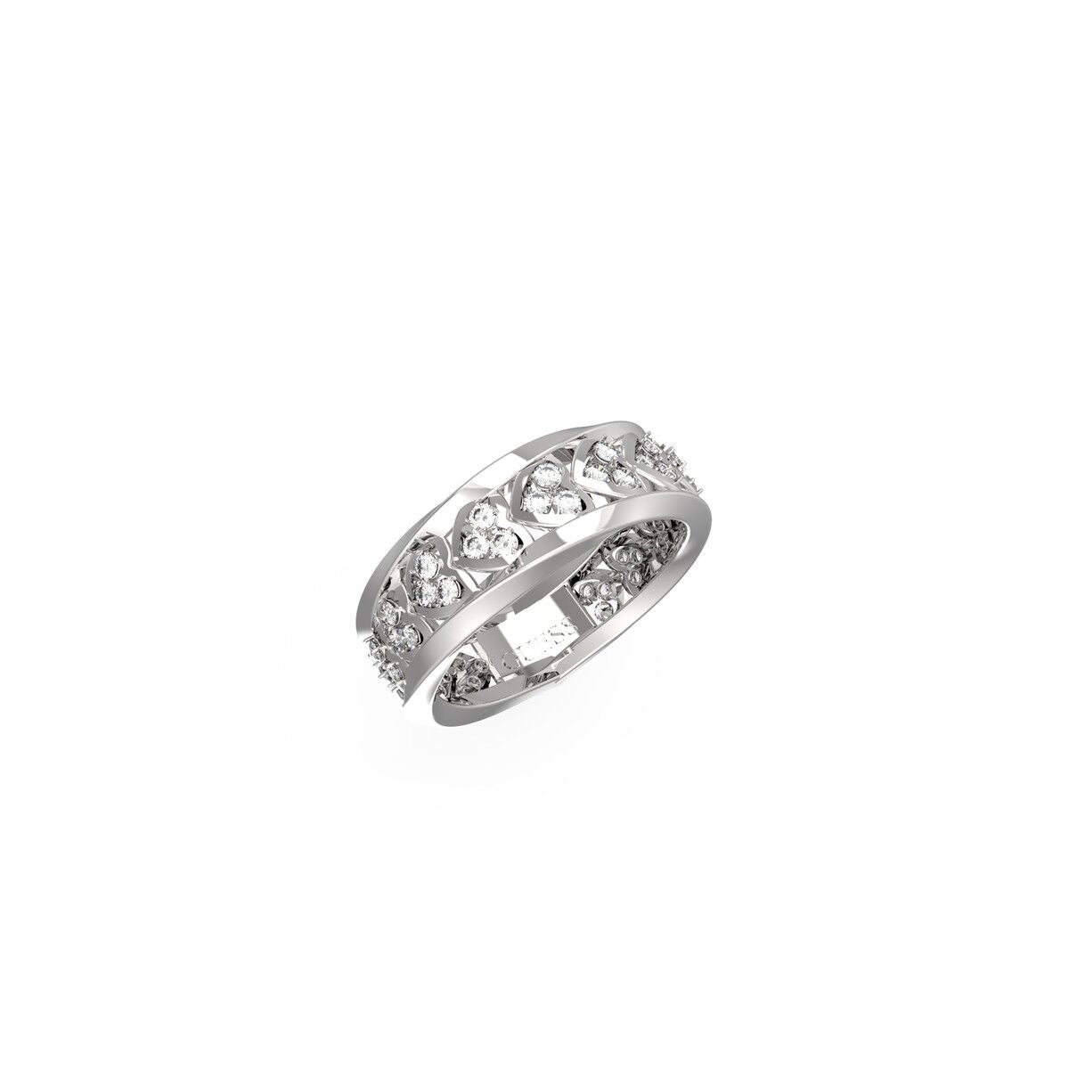 Ladies' Ring Guess JUBR04605JWRH56 Silver 16