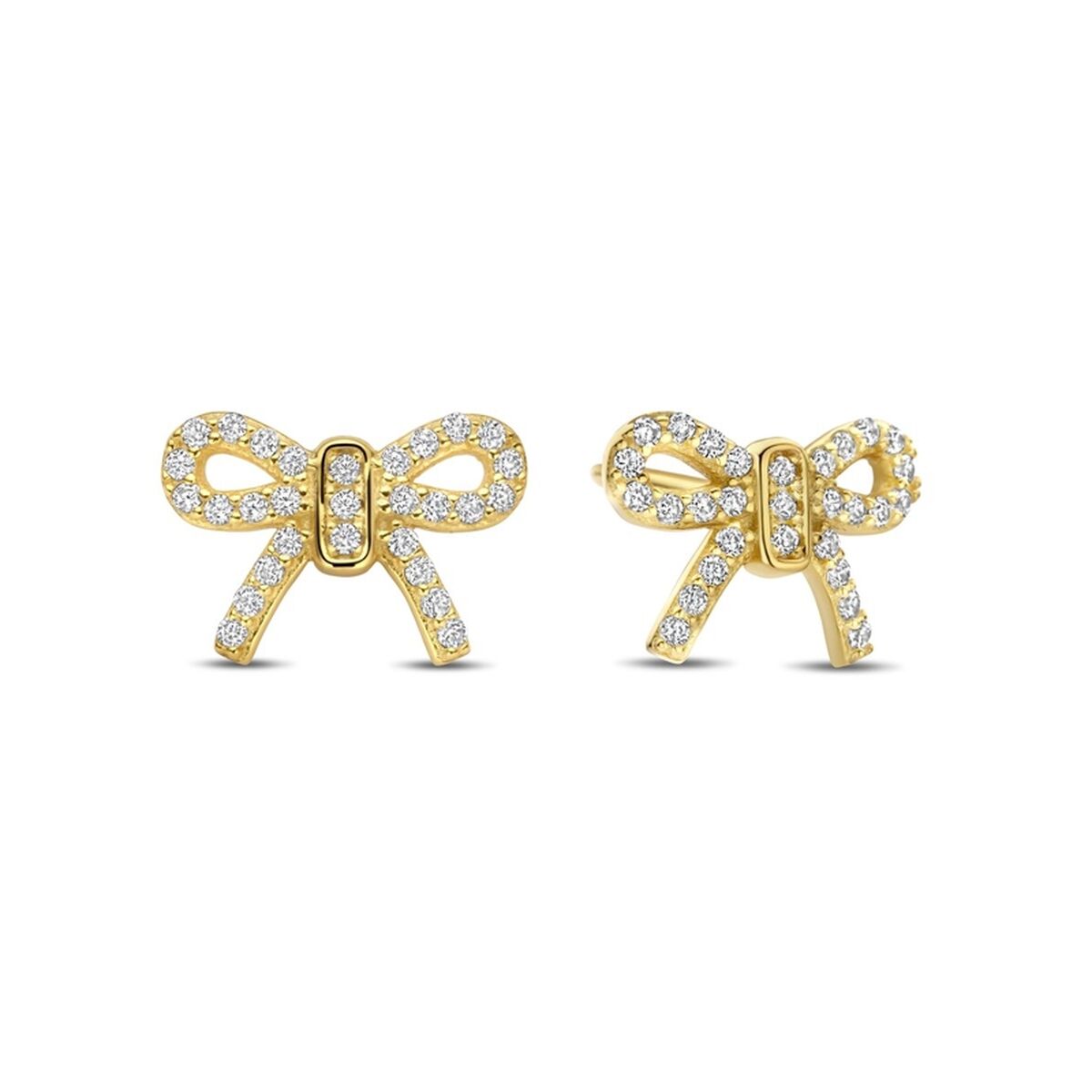 Ladies' Earrings New Bling 9NB-1551 Golden
