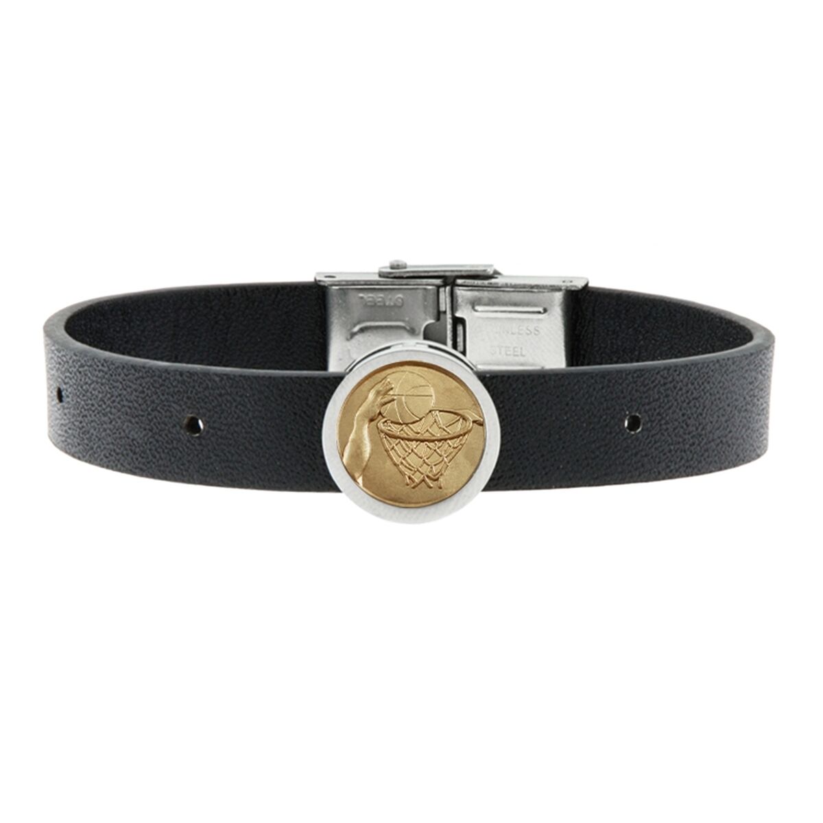 Men's Bracelet Talent Jewels TJA-1-02-01-4-1 Black