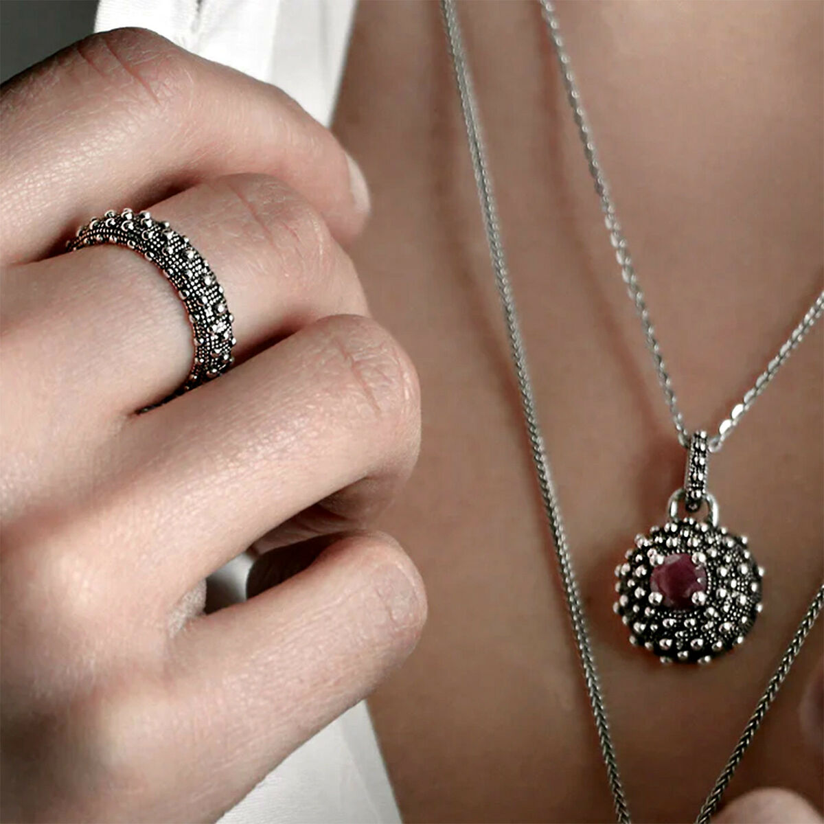 Ladies' Ring Albert M. WSOX00395.S-18 Silver 18