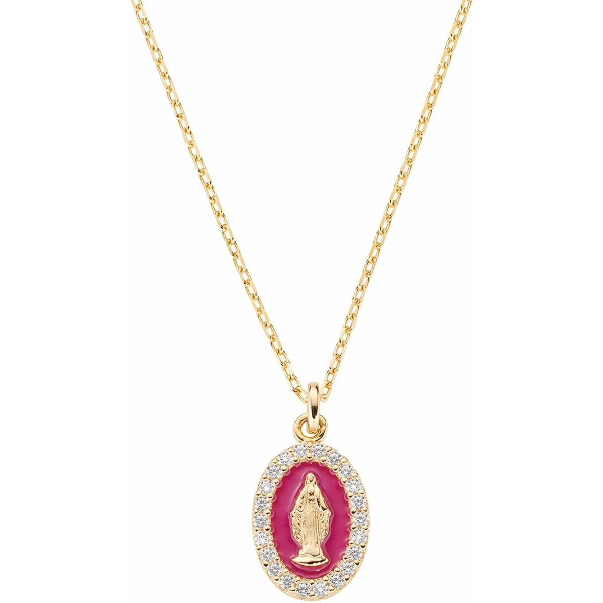 Ladies' Necklace Amen CLMISMGBO