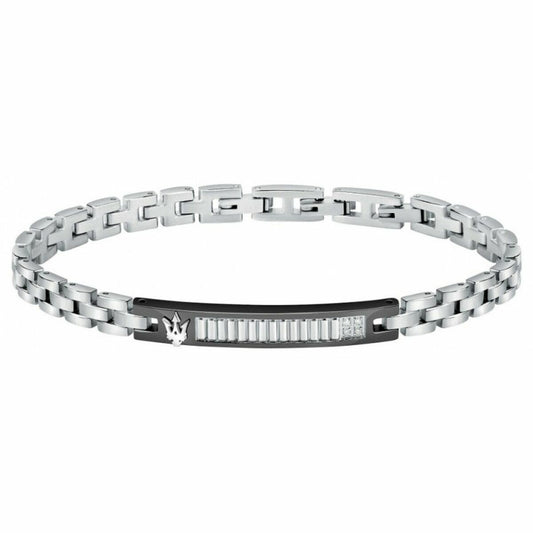 Men's Bracelet Maserati Stainless steel 21,5 cm Silver