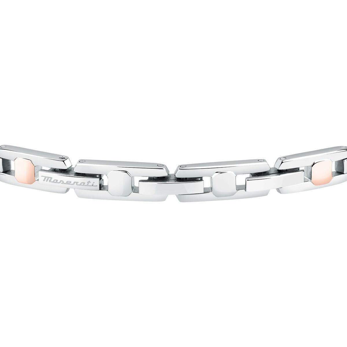 Men's Bracelet Maserati Stainless steel 21,5 cm Silver