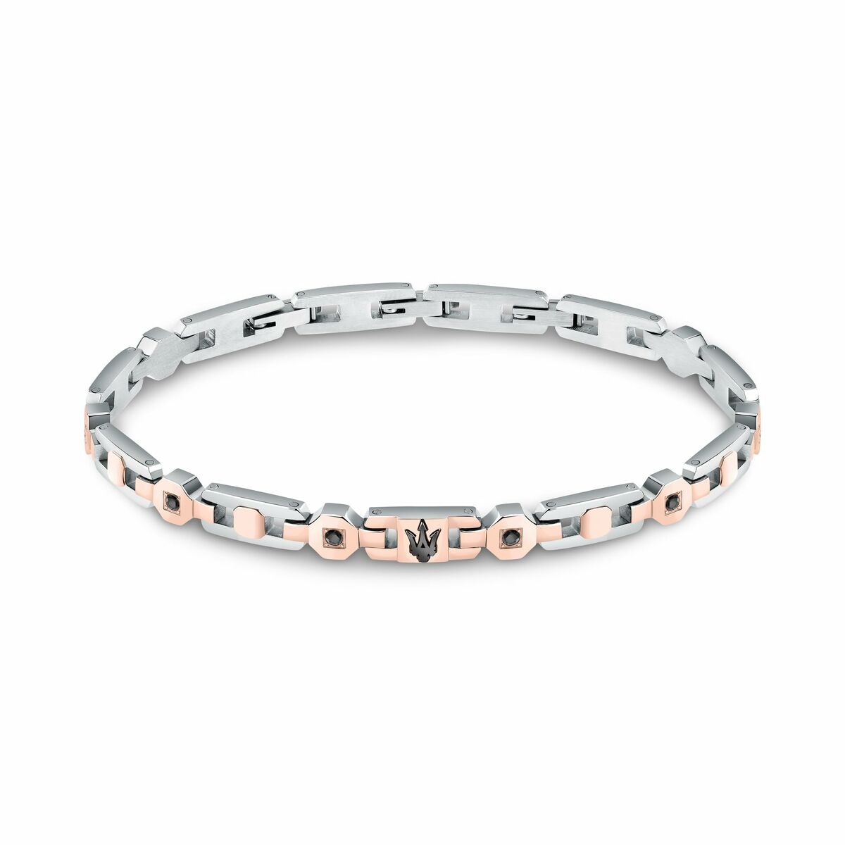 Men's Bracelet Maserati Stainless steel 21,5 cm Silver