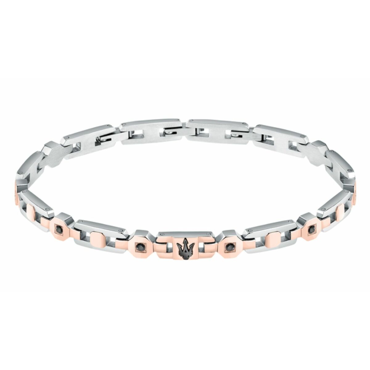 Men's Bracelet Maserati Stainless steel 21,5 cm Silver
