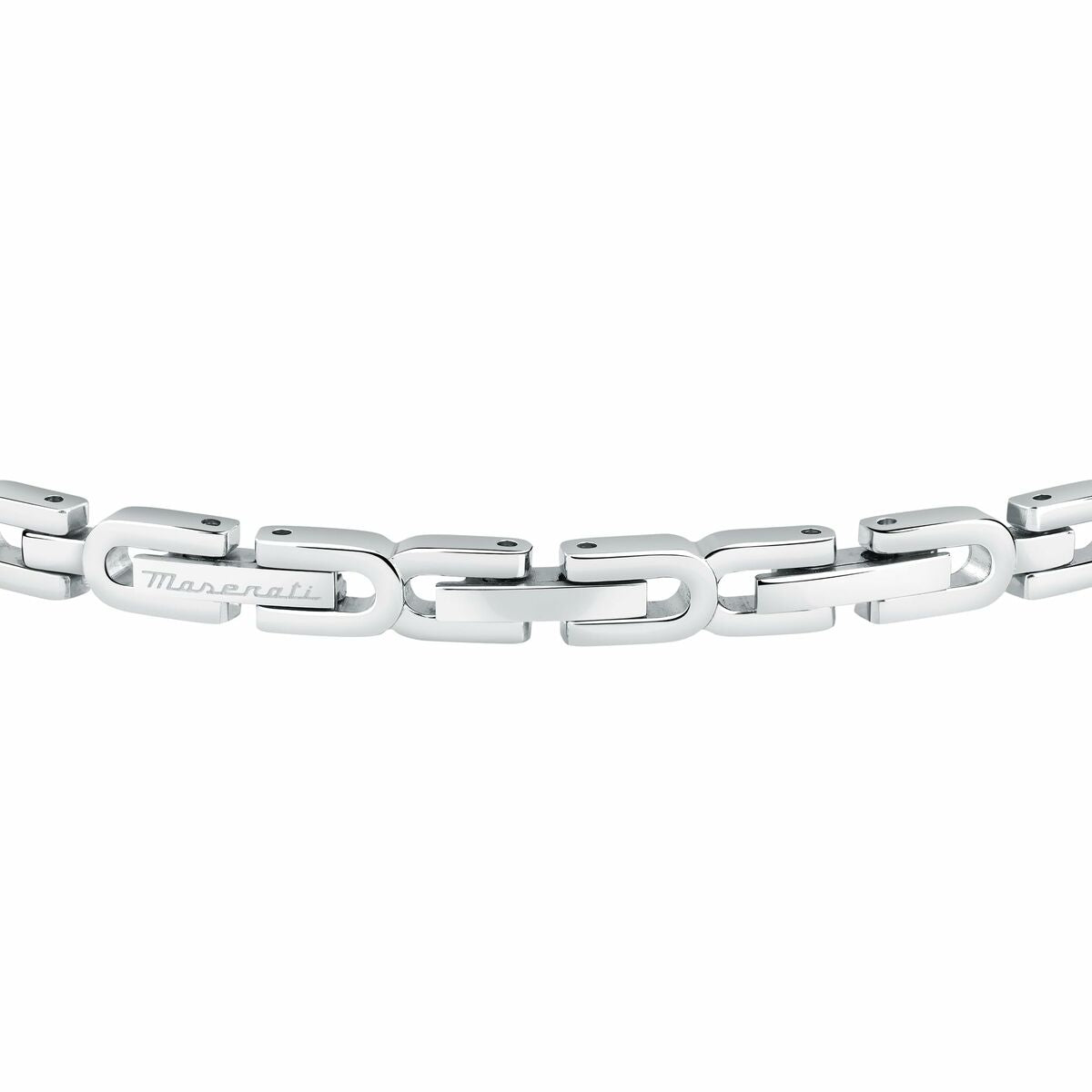 Men's Bracelet Maserati Stainless steel 21,5 cm Silver