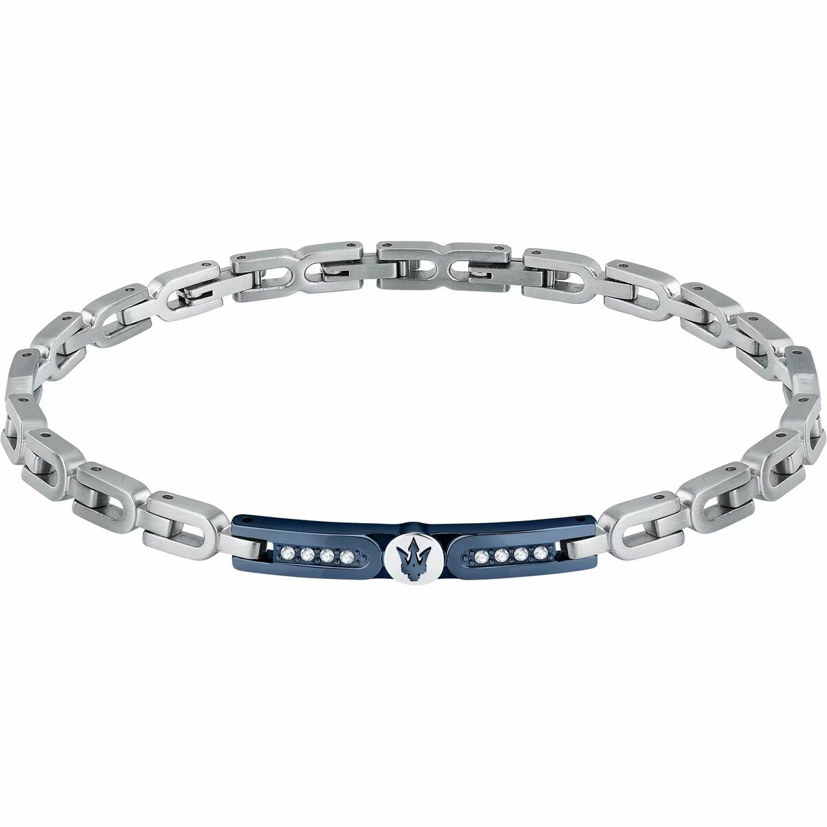 Men's Bracelet Maserati Stainless steel 21,5 cm Silver