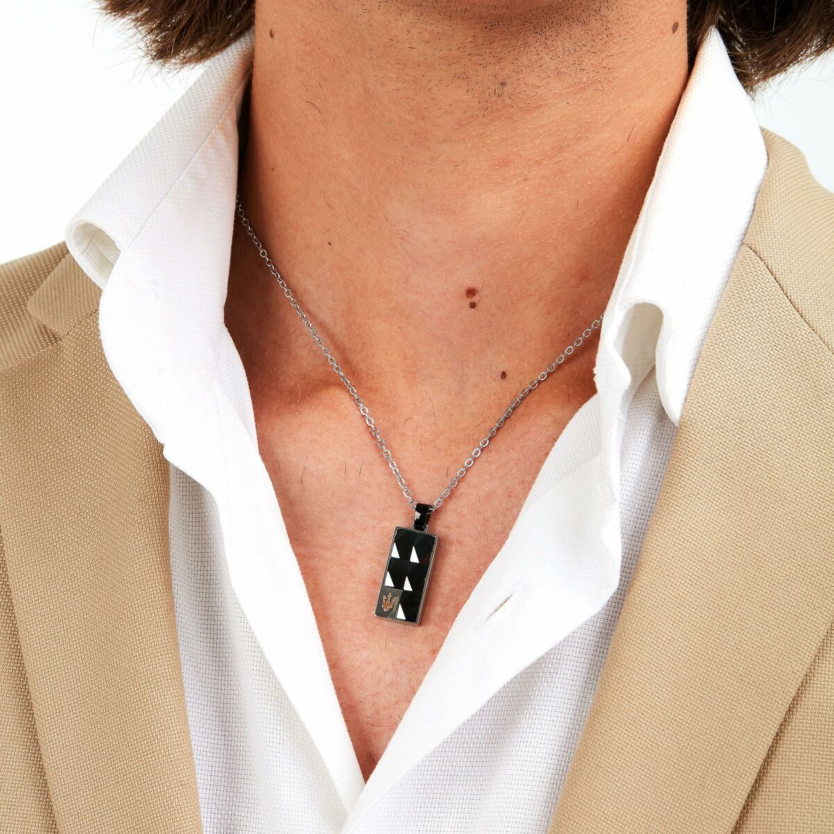Men's Necklace Maserati JM423ATZ27 50 cm