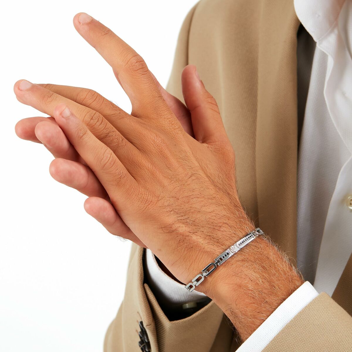 Men's Bracelet Maserati JM423AVD25 Stainless steel 21,5 cm