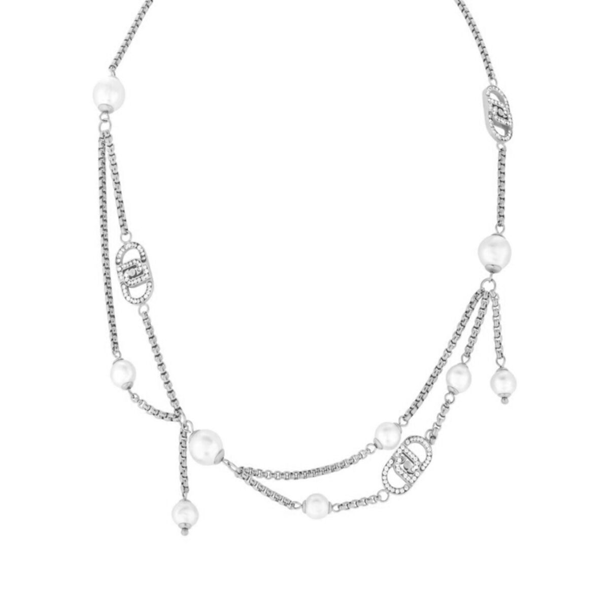 Ladies' Necklace LIU JO LJ2912 Silver