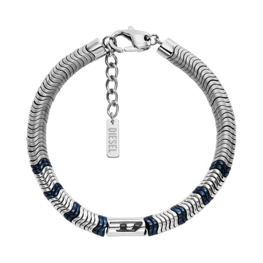 Men's Bracelet Diesel DX1572931 Silver