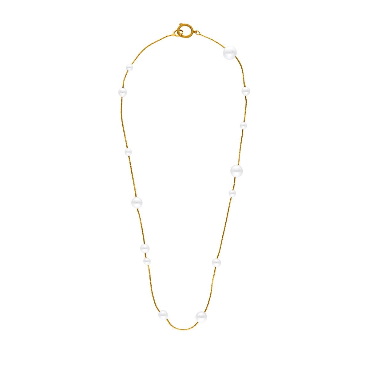 Ladies' Necklace Majorica 17288.01.1.N40.530.1 Golden