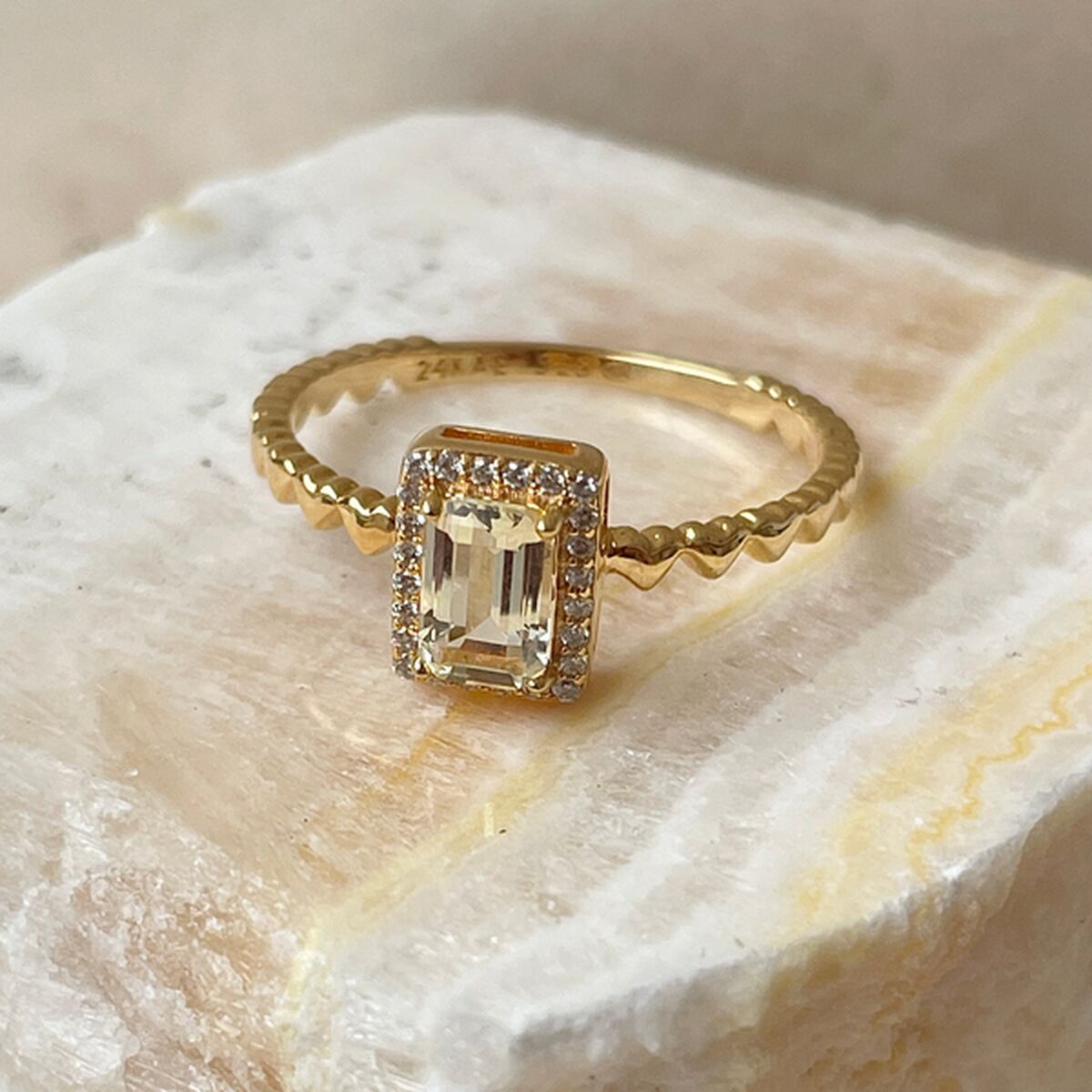 Ladies' Ring 24KAE 12472Y/52 12 Golden