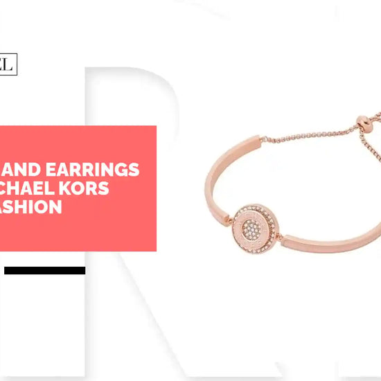 Bracelet and Earrings Set Michael Kors Fashion by@Outfy